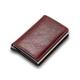 ID Credit Bank Card Holder Wallet Luxury Brand Men Anti Rfid Blocking Protected Magic Leather Slim Mini Small Money Wallets Case