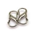 8pcs Adjustable Metal Buckles S Type Shape Double Buckle Chain Links Tiny Metal Clip for Extender Bag Chain Length Accessories