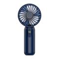 Digital Display USB Fan 4 Gears 3 Speeds Rechargeable 1200mah MINI Fan Low Noise Handheld Cute Small Fan Portable Cooling Fan Electric Fan Air Cooler Summer Sports Fans