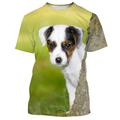 Animal Dog Jack Russell Terrier T-shirt Anime Graphic T-shirt For Couple's Men's Women's Adults' 3D Print Casual Daily