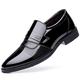 Men's Loafers Slip-Ons Formal Shoes Patent Leather Shoes Tuxedos Shoes Business Casual Daily Office Career PU Loafer Black Brown Color Block Spring Fall