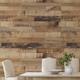 Cool Wallpapers 3D Wood Brown Wallpaper Wall Mural Wall Covering Sticker Peel and Stick Removable PVC/Vinyl Material Self Adhesive/Adhesive Required Wall Decor for Living Room Kitchen Bathroom