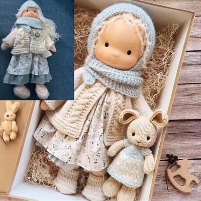 Waldorf Doll Doll artists handmade mini change doll DIY doll SZ Waldorf