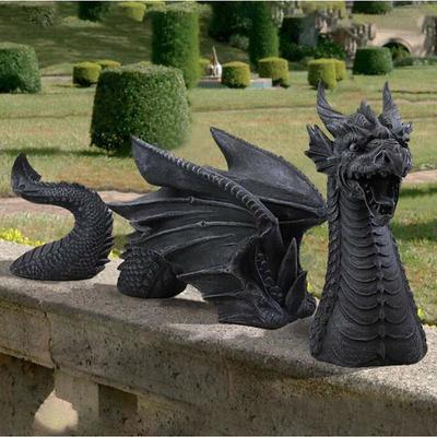 Dragon Garden Decoration Resin Dragon Statue Decorations Resin Dragon Jardin Garten Decor Easter Garden Decor Home Accessorie