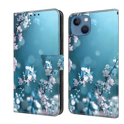 Phone Case For iPhone 16 15 14 Pro Max Plus 13 12 11 Pro Max Mini Wallet Case Flip Cover with Stand Holder Magnetic Card Slot Butterfly Flower Flower Floral TPU PU Leather