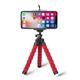 Octopus Leg Style Tripod Flexible Portable Adjustable Slip Resistant Phone Holder Mini Support with Clip for Desk Selfies Vlogging Live Streaming Compatible with Cellphone Smartphone Accessory