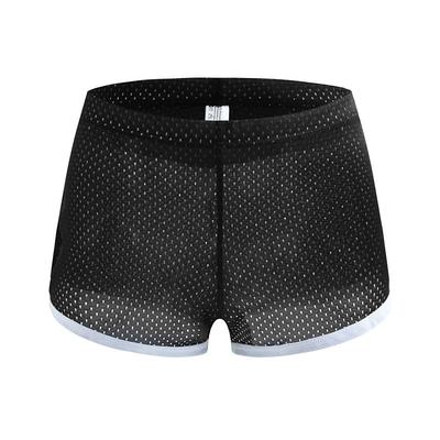 Men's Running Shorts Athletic Shorts Mesh Retro Bottoms Athletic Breathable Quick Dry Moisture Wicking Fitness Gym Workout Running Sportswear Activewear Solid Colored Black White Red