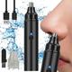 Ear And Nose Hair Trimmer For Men Rechargeable - USB Electric Nose Hair Trimmer For Women - Painless Eyebrow Facial Hair Removal Nose Clipper
