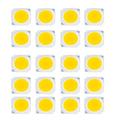 9/20pcs LED Lamp Bead Source Warm White Natural light White Light 3-12W COB Lamp Bead Illumination Source 13.5MM13.5MM Lighting Accessories