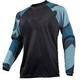 Men's Cycling Jersey Downhill Jersey Dirt Bike Jersey Long Sleeve Mountain Bike MTB Road Bike Cycling Winter Black / Orange BlackDark Purple Black Geometic Bike Jersey Thermal Warm Windproof