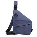 Men's Canvas Chest Bag Slung Sports Pockets Multi-function Single Shoulder Bag