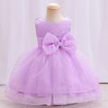 New child flower girl one-year-old dress birthday full moon misty gauze princess dress girls party dresses