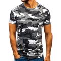 Men's T shirt Tee Cool Shirt Camo Shirt Camo / Camouflage Crew Neck Daily Holiday Short Sleeve Clothing Apparel Lightweight Casual Comfortable