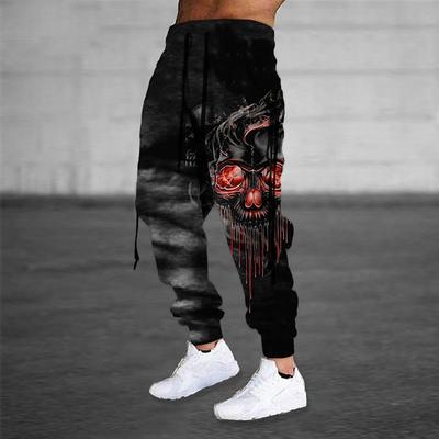 Men's Sweatpants Joggers Trousers Drawstring Elastic Waist Ribbon Graphic Prints Comfort Breathable Sports Outdoor Casual Daily Cotton Blend Terry Streetwear Designer Yellow Red Micro-elastic