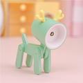 Mini LED desk lamp Lovely deer/dog shaped book lamp Laptop keyboard Reading desk lamp Bedroom night light