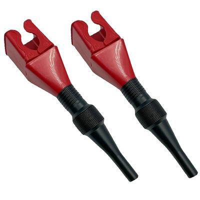 2Pack-Car Refueling Funnel Telescopic Hose Plastic Funnel Filter Transfer Tool Motorcycle Gasoline Engine Oil Filling Catheter Tools