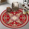 Persian Carpet Area Rug Swivel Chair Hanging Basket Round Rug Ethnic Style Living Room Bedroom Carpet Mat