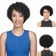 Short Curly Human Hair Wigs for Black Women 8 Inch Short Curly Wig Brazilian Human Hair Wig Deep Wave Side Part Pixie Cut Wigs Afro Kinky Bob Wig for Women