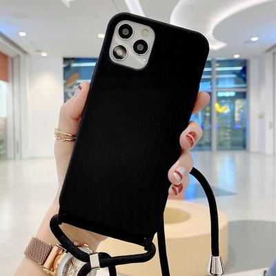 Colorful Silicone Lanyard Case for iPhone 16e 16 15 Pro Max Plus 14 13 12 11 Pro Max Mini X XR XS Max 8 7 Plus – Soft Touch, Full Body Protective, Crossbody Strap