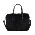 Women's Handbag Plush Bag Fluffy Bag Faux Fur Daily Large Capacity Lightweight Geometric Black White Pink