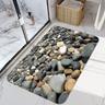 Cobblestone Bath Mat Non-slip Digital Printing Floor Mat Modern Bath Mats Nonwoven / Memory Foam Novelty Bathroom