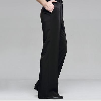 Latin Dance Pants Ruching Men's Performance Natural Spandex