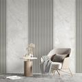 Cool Wallpapers Minimalist Wallpaper Wall Mural Stripes Wooden Slats with Marble Sticker Peel Stick Removable PVC/Vinyl Self Adhesive/Adhesive Required Wall Decor for Living Room Kitchen Bathroom