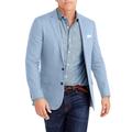 Men's Linen Blazer Jacket Beach Wedding Casual Regular Tailored Fit Solid Colored Single Breasted Two-buttons Black Sky Blue Green Dark Grey Beige Grey 2024