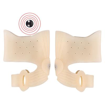1 Pair Toes Separator Bunion Bone Ectropion Adjuster Hallux Valgus Bunion Corrector Pad Toe Straightener Outer Appliance Foot Care Tool