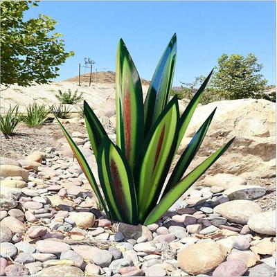 Tequila Rustic Sculpture, DIY Metal Agave Yard Art Plant, Rustic Hand Painted Metal Agave,Garden Yard Art Decoration Statue Home Decor for Yard Stakes,Garden Figurines,Outdoor Patio