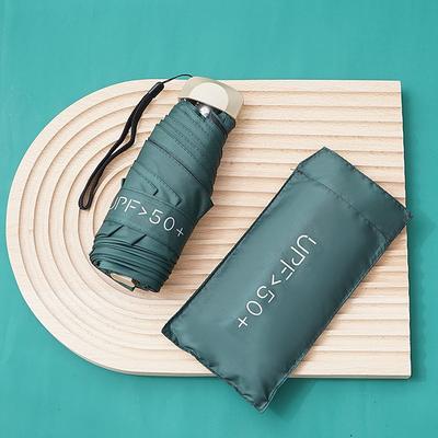 Mini Sun Umbrella Anti UV Parasol Portable Lightweight Women Men Sunshade Umbrella for Waterproof Travel Umbrellas