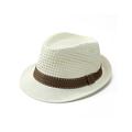 Unisex Boho Straw Hat Men Sun Hat Tape Decor Hollow Out Safari Hat Gambler Hat Khaki Licorice Mesh Stylish Casual Outdoor Holiday Going out Plain Sunscreen