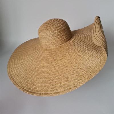 Oversized Brim Sun Hat, Women Elegant Breathable Straw Hats Outdoor Easter Beach Travel Sunscreen Cap Valentines Gifts