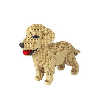 Building Blocks Toys Dog series 800 pcs Ages 14 and Up Micro Drill Small Particle Building Block Assembly Diy Toy For Children