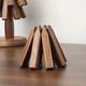 Folding Christmas Tree Trivets for Hot Dishes Black Walnut Wood Table Mat, Heat Insulated Pad Non-Slip Pot Holders, Kitchen Table Decoration Coasters