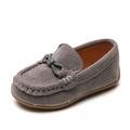 Boys Loafers Daily Casual School Shoes Suede Breathability Non-slipping Big Kids(7years ) Little Kids(4-7ys) School Birthday Gift Walking Shoes Indoor Outdoor Play Lace-up Yellow Brown Grey Spring