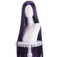 Synthetic Wig Straight Middle Part Machine Made Wig Long A1 A2 A3 A4 A5 Synthetic Hair Women's Cosplay Soft Party Pink Red Black Halloween Wigs