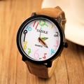 Quartz Watches Colorful Kid Watches Fashion Soft Children's Bracelet Watch Easy Read Pencil Pointer Quartz Watches For Girl Boy