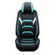 Universal Car Seat Covers Luxury Leather Seat Covers for Cars Full Set High-end Car Interiors Car Protector fit for Most Cars