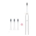 Sonic Electric Toothbrush For Adults - Electric Rechargeable Toothbrush With 4 Brush Heads, 3 Hours Fast Charge For 60 Days, 6 Modes IPX7 Waterproof, 2 Mins Smart Timer Rechargeable Toothbrush