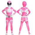 Mighty Morphin Power Rangers Tommy Oliver Cosplay Costume Jumpsuit Men's Women's Boys Movie Cosplay Cosplay Halloween Black Yellow Pink Halloween Carnival Masquerade Jumpsuit