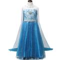 Versatile Vibrant Girl's Princess Costume Ideal for Celebratory Events, Embellished with Luxurious Diamonds, High-Quality Easy Care Material