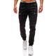 Men's Jeans Joggers Trousers Denim Pants Drawstring Zipper Pocket Plain Comfort Breathable Daily Going out Denim Fashion Casual Black Dark Blue