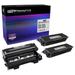 ZQRPCA Toner Cartridge & Drum Unit Replacement for TN460 HY & DR400 (2 Toner 1 Drum 3-Pack) Compatible with Multi-Function: 1260 1270 2500 8300 8500 8600 8700 9600