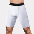 Men's Athletic Shorts Compression Shorts Running Shorts Gym Shorts Going out Weekend Breathable Quick Dry High Stretch Elastic Waist Plain Short Gymnatics Casual Activewear Black White