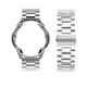 Watch Band for Samsung Galaxy Watch 6 5 4 40/44mm Watch 6 Classic 43/47mm Watch 5 Pro 45mm Watch 4 Classic 42/46mm 3 41mm Stainless Steel Replacement Strap with Case Sport Band Wristband