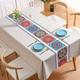 Waterproof Tablecloth PVC Oilproof Rectangle Table Cloth Table Cover for Party, Family Dining, Restrant