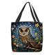 Women's Tote Shoulder Bag Canvas Tote Bag Polyester Outdoor Shopping Daily Print Large Capacity Foldable Lightweight Character Royal Blue Blue Dark Blue