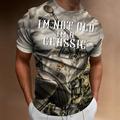 Graphic Motorcycle Vintage Fashion Designer Men's 3D Print T shirt Tee Motorcycle T Shirt Outdoor Daily Sports T shirt 1 2 3 Short Sleeve Crew Neck Shirt Spring Summer Clothing Apparel S M L XL 2XL