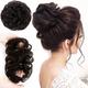 100% Remy Human Hair Messy Bun Extension Messy Hair Bun Hair Scrunchies Extension Curly Wavy Messy 100% Remy Human Hair Extensions Chignon for Women Updo Hairpiece